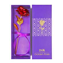 Red 24K Gold Dipped Rose